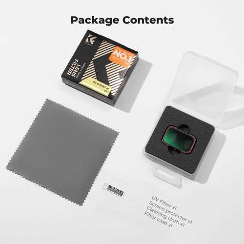 Filtr UV marki K&F Concept do kamery DJI Osmo Pocket 4P