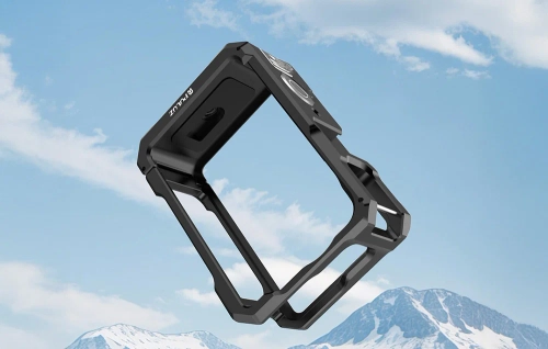 Metal protective case with cold foot connection Puluz for DJI Osmo Action 6