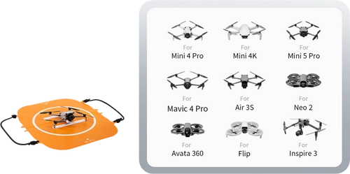 SmallRig 5936 Foldable Landing Platform for Drones (Orange)