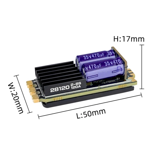 Brushless Electric Speed Controller 2-8S SEQURE SQESC 28120 (AM32) + 4A BEC