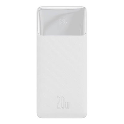 PowerBank Baseus Bipow 30000mAh, 2xUSB, USB-C, 20W (biały)