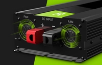 Перетворювач напруги Green Cell Inverter 12V на 230V 2000W/4000W (чиста синусоїда)