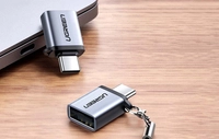 USB to USB-C 3.1 adapter UGREEN US270 (gray)