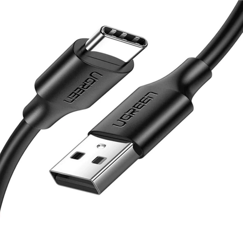 Nickel-plated USB-C cable UGREEN 0.5m black