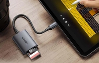 Кардрідер USB-C, UGREEN CM401 (сірий)