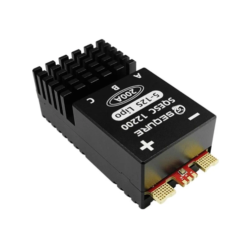 Bezszczotkowy elektryczny regulator prędkości 5-12S Zasilacz 200A SEQURE SQESC 12200 (AM32)