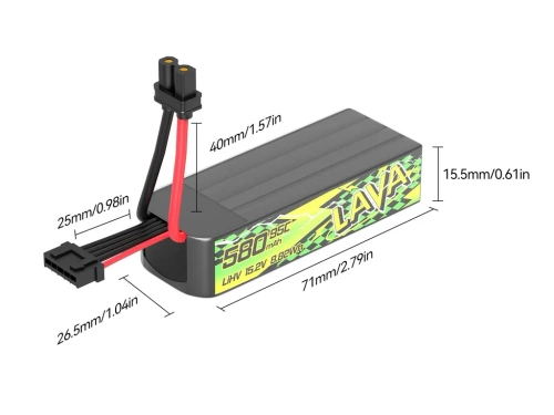 Акумулятор LAVA Series II 4S 680mAh (95C) – 1 шт.
