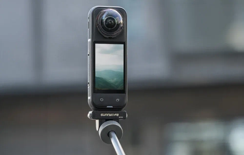 SunnyLife 1/4” Quick-Connect Fitting with 180° Rotation for Insta360 X4 Air / X5 / Ace Pro / Pro 2