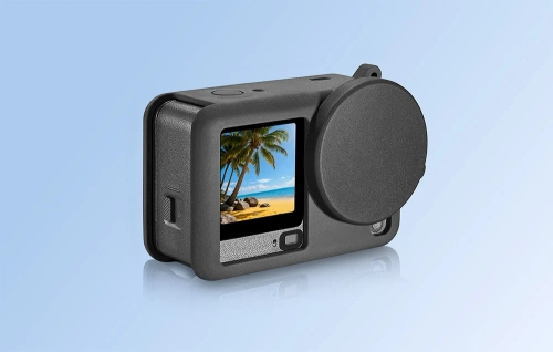 Silikonowa obudowa ochronna Puluz z paskiem dla DJI Osmo Action 6