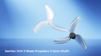 Śmigła Gemfan 1614 3-łopatkowe, wał 1.0mm - szare przezroczyste | seria Air75 II (4szt)