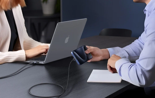 Зарядний кабель Ugreen USB-C to USB-C PD L513 (сірий) 2м