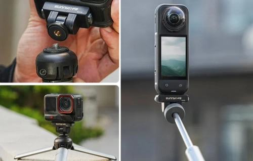 Szybkozłączka 1/4” i obrotem 180° Sunnylife do Insta360 X4 Air / X5 / Ace Pro / Pro 2