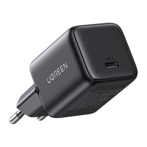 Мережевий зарядний пристрій Ugreen X513 GaN USB-C + KAB USB-C 1M (чорний)