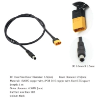 Złącze XT60 do przedłużacza DC5525