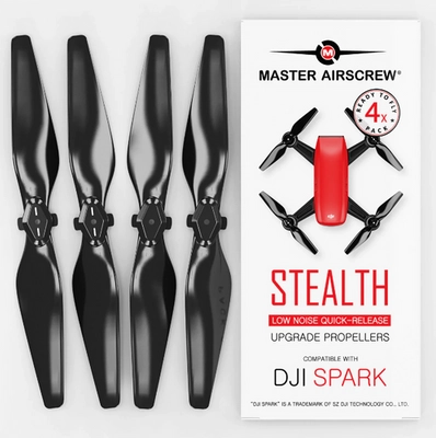 Пропелери для DJI Spark Stealth Black Master Airscrew