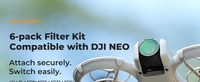 Набір 6 фільтрів CPL+UV+ND K&F Concept для дрона DJI Neo