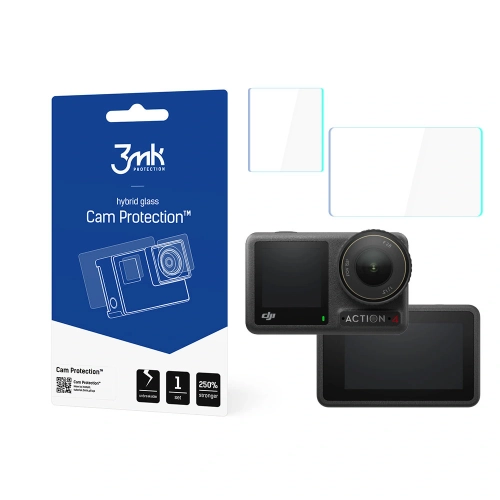 Folia hybrydowa na DJI Osmo Action 4 - 3mk Cam Protection