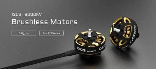 Безщітковий двигун CADDXFPV 1303 6000KV - 1шт
