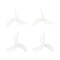Śmigła Gemfan 1207 3-łopatkowe, wał 1.0mm - przezroczyste | seria Air65 II (4szt)