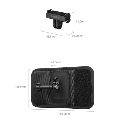 SmallRig 6306 Backpack Strap Mount forDJIOsmo Action 6 / Nano
