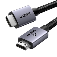 Кабель HDMI до HDMI Ugreen 8K 60 Гц, 48 Гбіт/с, 10 м (чорний)