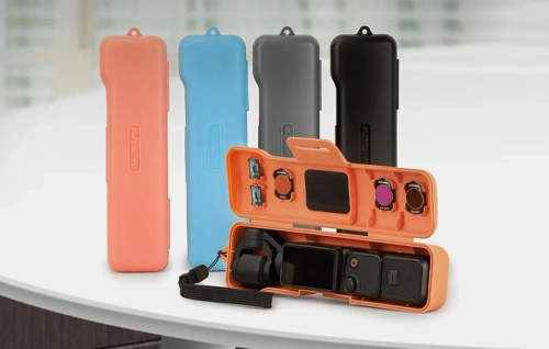 Захисний чохол Sunnylife з ремінцем для Osmo Pocket 3, сірий