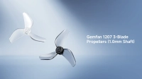 Gemfan 1207 3-Blade Propellers 1.0mm Shaft Clear Air65 II Series (12pcs)