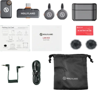 Wireless Microphone Hollyland LARK M2S Mini Combo (Space Grey)