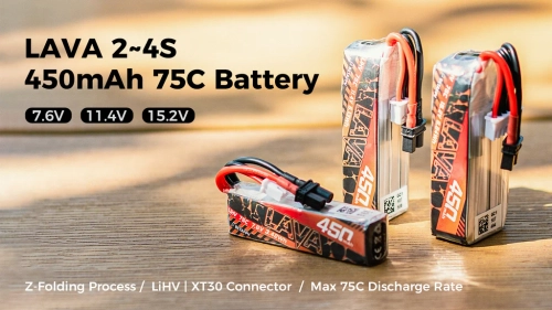 BetaFPV LAVA 4S 450mAh 75C Battery - 1 pc