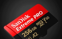 SanDisk Extreme PRO 256GB V30 C10 170MB/s memory card