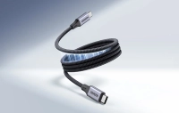 Kabel magnetyczny USB-C do USB-C Ugreen L520, 100W PD, 1m (szary)