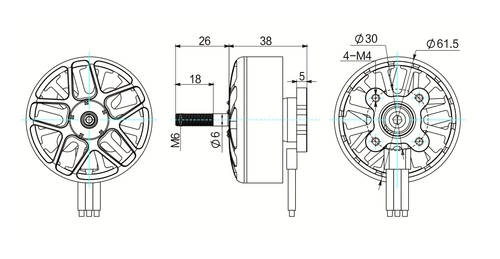 Silnik Pilotix 5315 380KV