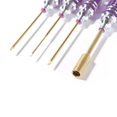 Zestaw narzędzi do wkrętaków sześciokątnych ze stopu aluminium - 1.5mm, 2.0mm, 2.5mm, 8.0BOX