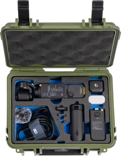 Walizka B&W typu 500 do DJI Pocket 4 Creator Combo (zielona)