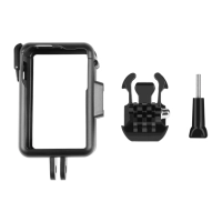 Puluz Mount forDJI, Osmo Action 3/4/5 Pro (Black)