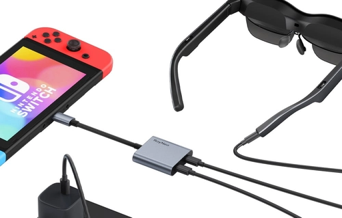 USB-C charging adapter for RayNeo AR glasses