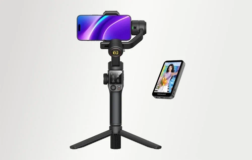 Gimbal AOCHUAN S3 z dodatkowym ekranem (czarny)