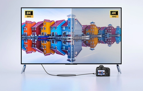 Кабель Mini HDMI - HDMI 8K UGREEN HD163 1м