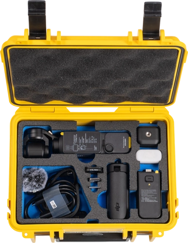 Чемодан B&W серії 500 для DJI Pocket 4 Creator Combo (жовтий)
