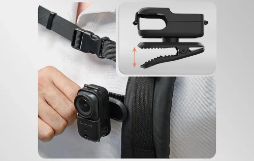 Klips do plecaka Sunnylife z zaciskiem 360° do DJI Osmo Nano