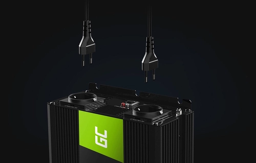 Перетворювач напруги Green Cell Inverter 12V на 230V 2000W/4000W (чиста синусоїда)