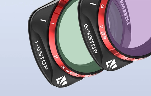 Set of 2 Freewell DJI Osmo Pocket 3 ND Adjustable Filters 1-5 Stop, 6-9 Stop