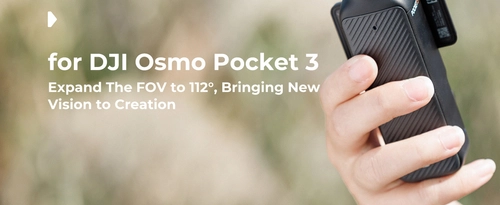 Filtr szerokokątny marki K&F Concept do kamery DJI Osmo Pocket 3 / 4