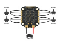 Zestaw FC + ESC Pilotix F405 V3 ICM42688 AM32 65 A (stack)