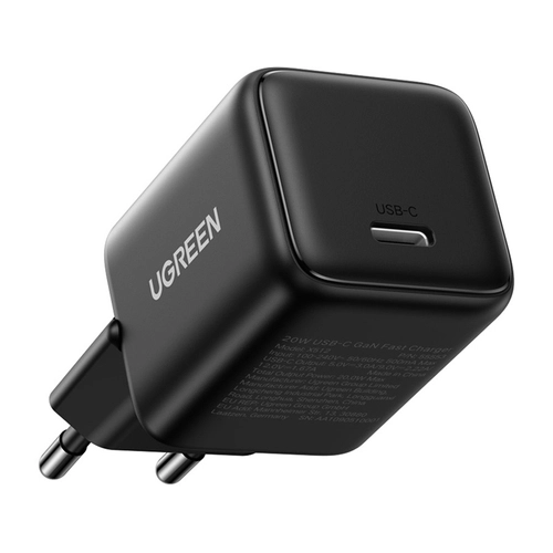 Мережевий зарядний пристрій Ugreen X512 20W GaN 1X USB-C (чорний)