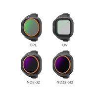 Set of 4 CPL+UV+VND2-32+VND32-512 K&F Concept filters for drone DJI Mini 5 Pro