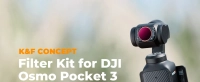 Zestaw 6 filtrów UV+CPL+ND/PL K&F Concept do kamery DJI Osmo Pocket 3 / 4