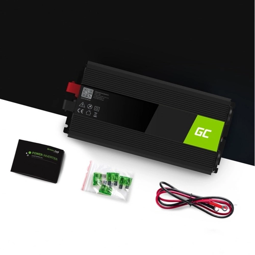 GREEN CELL INVERTER INV22 12V-230V 1500W/3000W PURE SINE WAVE