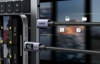 Кабель USB-C Ugreen L530 240 Вт, 480 Мбіт/с, 3 м (сірий)