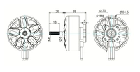 Pilotix 5315 380KV Motor